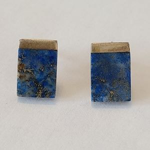 Lapis Sterling Earrings